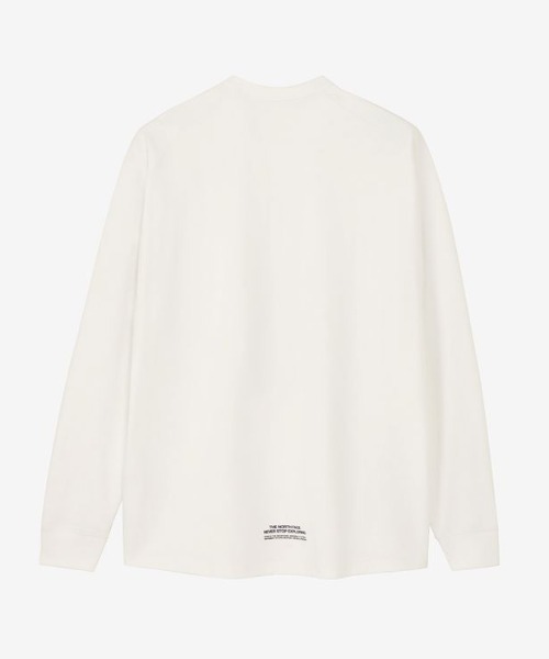 THE NORTH FACE(ザノースフェイス)の「THE NORTH FACE /ザ・ノース・フェイス L/S Enride Tee NT82560(Tシャツ/カットソー・メンズ・ホワイト/ブラック・L/M)」の3枚目の写真