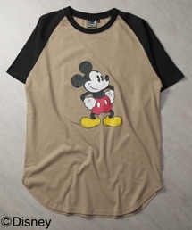 【Disney/ディズニー】プリント ラグラン Tシャツ