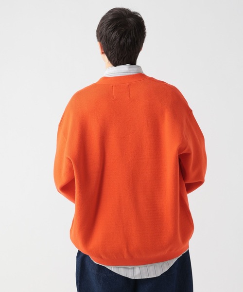 GEORGE'S（ジョージズ）の「配色ニットカーデ（カーディガン/ボレロ・メンズ・ブルー/ブラック/オレンジ・FREE）」の5枚目の写真