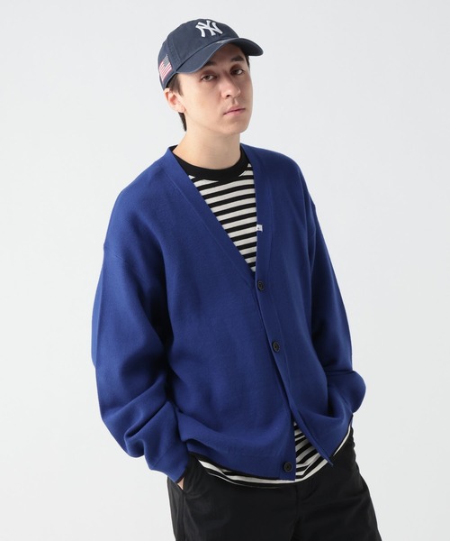 GEORGE'S（ジョージズ）の「配色ニットカーデ（カーディガン/ボレロ・メンズ・ブルー/ブラック/オレンジ・FREE）」の17枚目の写真