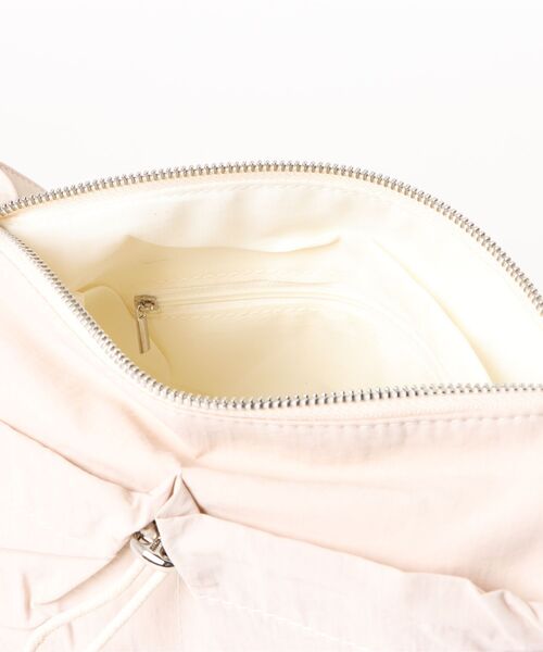 almo(アルモ)の「【Blss】【Bling Leads】ナイロンギャザー ショルダーバッグ 調節可能(BL)(ショルダーバッグ・レディース・ブラック/グレー/ホワイト・FREE)」の11枚目の写真