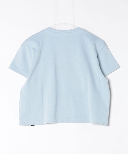DOUBLE STANDARD CLOTHING（ダブルスタンダードクロージング）の「ヴィンテージロゴ ショート丈Tシャツ（Tシャツ/カットソー・レディース・サックスブルー/オフホワイト・38/36）」の9枚目の写真