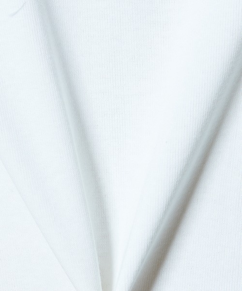 DOUBLE STANDARD CLOTHING（ダブルスタンダードクロージング）の「ヴィンテージロゴ ショート丈Tシャツ（Tシャツ/カットソー・レディース・サックスブルー/オフホワイト・38/36）」の4枚目の写真