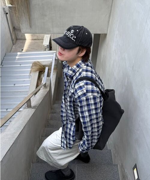 ANYTIME LOREAK(エニタイムロレーク)の「アイリスシャツ - O.BLUE(シャツ/ブラウス・レディース・その他・MEDIUM/X-LARGE/LARGE)」の10枚目の写真