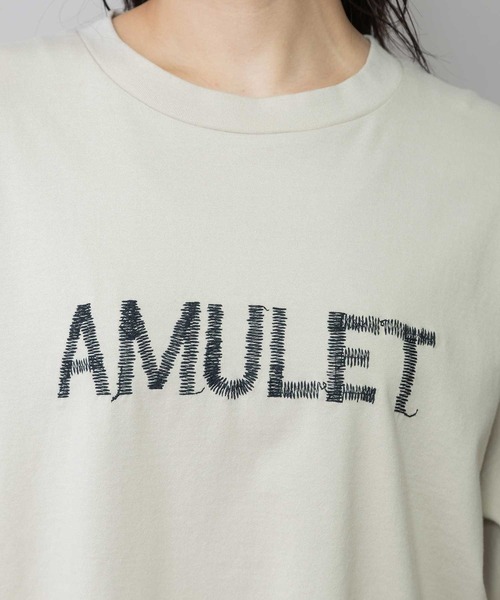 Munich（ミューニック）の「コットンジャージロゴ刺繍Tシャツ（Tシャツ/カットソー・レディース・ホワイト/ブラック/ベージュ・FREE）」の10枚目の写真