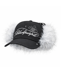 BLACKPURPLE（ブラックパープル）の「ヘイルロトゥルーパーキャップ Halo Trapper Cap_ホワイト（ハット）」