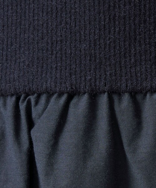 green label relaxing（グリーンレーベルリラクシング）の「ポロニット ドッキング ワンピース（ワンピース・レディース・ネイビー/ブラック/グレー・FREE）」の14枚目の写真