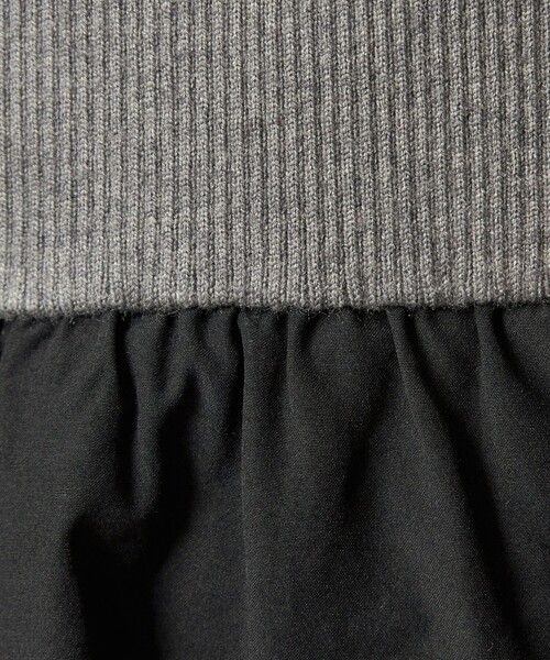 green label relaxing（グリーンレーベルリラクシング）の「ポロニット ドッキング ワンピース（ワンピース・レディース・ネイビー/ブラック/グレー・FREE）」の18枚目の写真