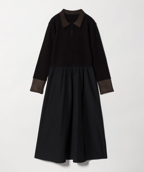 ポロニット ドッキング ワンピース（ワンピース）｜green label