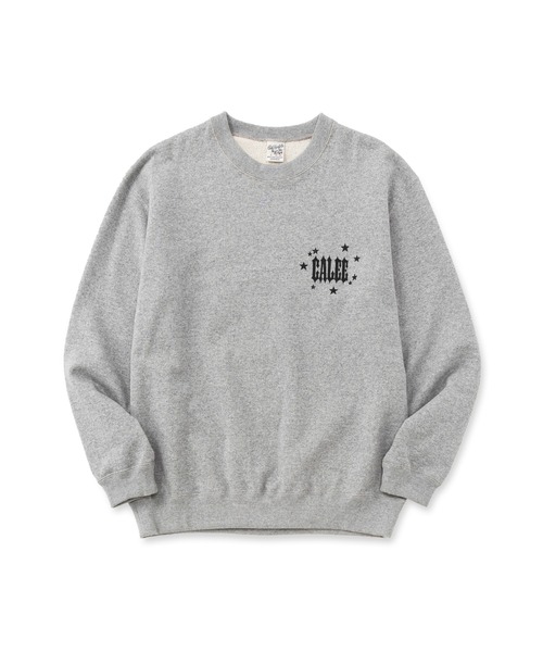 CALEE（キャリー）の「IRON HORSE CREW NECK SW ＜BARTHDAY WORKS DESIGN＞（スウェット・メンズ・ブラック/グレー・LARGE/X-LARGE/MEDIUM/SMALL）」の4枚目の写真