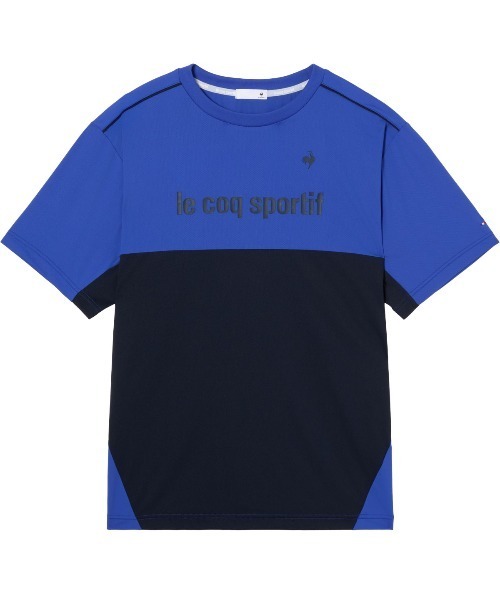 le coq sportif(ルコックスポルティフ)の「【le coq sportif/ルコック】接触冷感ストレッチ半袖Tシャツ 吸汗/UV CUT(UPF30)/ストレッチ(Tシャツ/カットソー・メンズ・ブルー/レッド/ブラック/ネイビー・XXL/XL/L/M/S)」の3枚目の写真