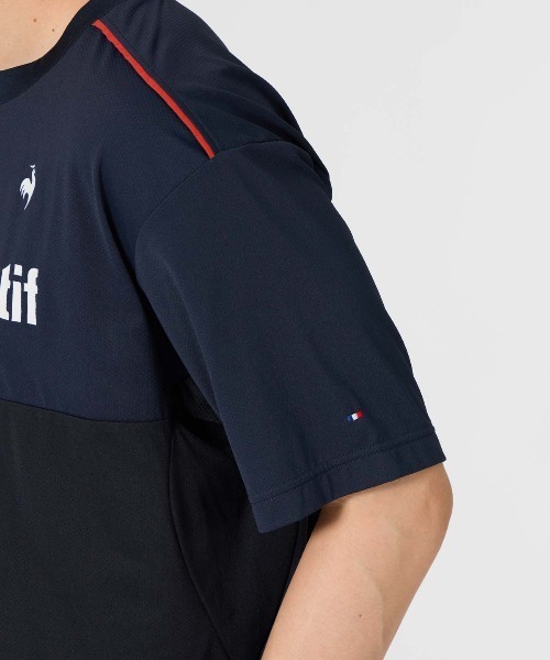 le coq sportif(ルコックスポルティフ)の「【le coq sportif/ルコック】接触冷感ストレッチ半袖Tシャツ 吸汗/UV CUT(UPF30)/ストレッチ(Tシャツ/カットソー・メンズ・ブルー/レッド/ブラック/ネイビー・XXL/XL/L/M/S)」の12枚目の写真