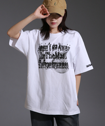 グローブラウンドオーバー半袖Tシャツ_ホワイト