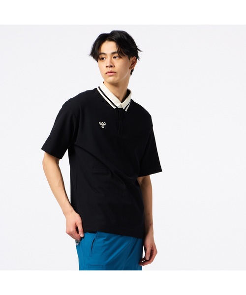 hummel（ヒュンメル）の「hummel/ヒュンメル HMP ﾎﾟﾛｼｬﾂ（ポロシャツ・レディース・アイボリー/ブラック/グリーン・S/M/L/XL）」の2枚目の写真