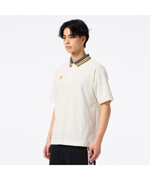 hummel（ヒュンメル）の「hummel/ヒュンメル HMP ﾎﾟﾛｼｬﾂ（ポロシャツ・レディース・アイボリー/ブラック/グリーン・S/M/L/XL）」の7枚目の写真