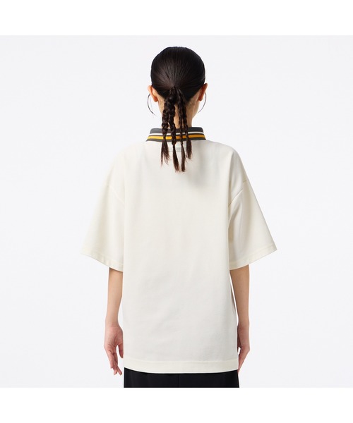 hummel（ヒュンメル）の「hummel/ヒュンメル HMP ﾎﾟﾛｼｬﾂ（ポロシャツ・レディース・アイボリー/ブラック/グリーン・S/M/L/XL）」の4枚目の写真