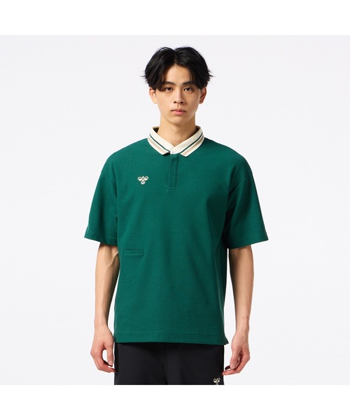 hummel（ヒュンメル）の「hummel/ヒュンメル HMP ﾎﾟﾛｼｬﾂ（ポロシャツ・レディース・アイボリー/ブラック/グリーン・S/M/L/XL）」の15枚目の写真