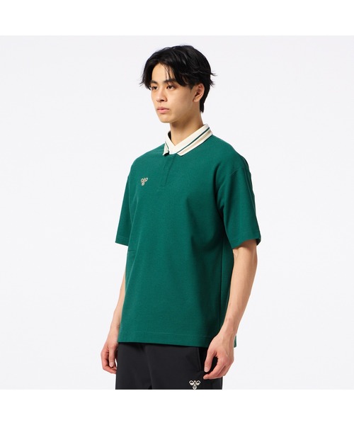 hummel（ヒュンメル）の「hummel/ヒュンメル HMP ﾎﾟﾛｼｬﾂ（ポロシャツ・レディース・アイボリー/ブラック/グリーン・S/M/L/XL）」の16枚目の写真
