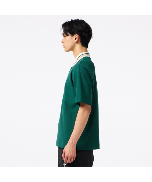 hummel（ヒュンメル）の「hummel/ヒュンメル HMP ﾎﾟﾛｼｬﾂ（ポロシャツ・レディース・アイボリー/ブラック/グリーン・S/M/L/XL）」の17枚目の写真