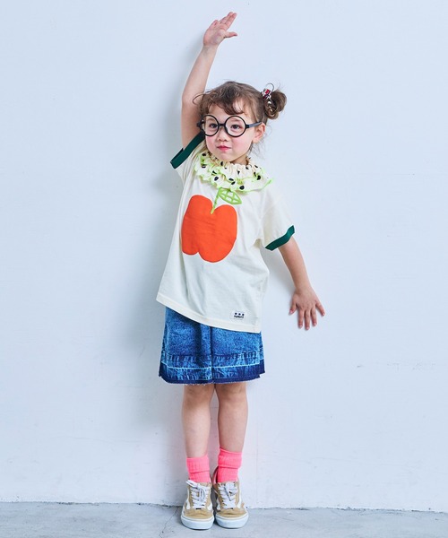 MARKEY'S（マーキーズ）の「デニムミニスカート（デニムスカート・キッズ・ネイビー/ライトブルー・S/LL/L/M）」の8枚目の写真