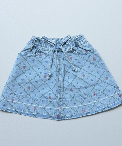 MARKEY'S（マーキーズ）の「デニムミニスカート（デニムスカート・キッズ・ネイビー/ライトブルー・S/LL/L/M）」の14枚目の写真