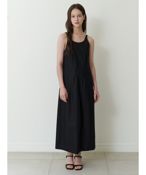 KINDABABY(カインダベイビー)の「semi halter long dress - black(ワンピース・レディース・ブラック・FREE)」の4枚目の写真