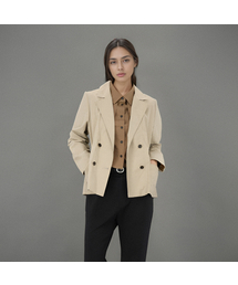 Cropped Comfortable Jacket _Beige