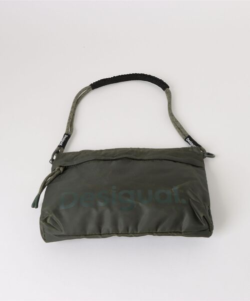 Desigual（デシグアル）の「大型ナイロンショッパーバッグ（ボストンバッグ・レディース・グリーン・FREE）」の3枚目の写真
