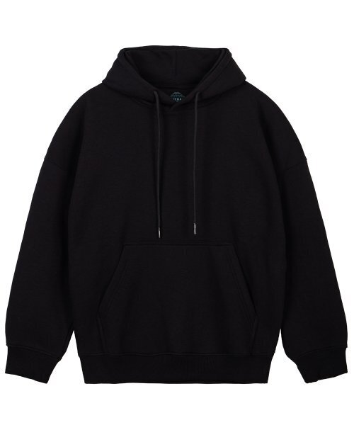 Классический oversize бомбер-парка, черный