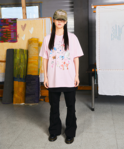 LMCの「WM ステッカーパック Tシャツ ライトピンク(Tシャツ/カットソー・レディース・その他・M/L/XL/S)」の8枚目の写真