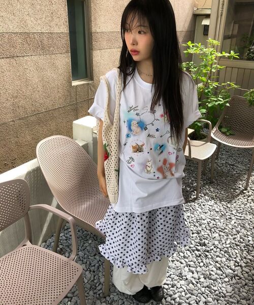 LMCの「WM ステッカーパック Tシャツ ライトピンク(Tシャツ/カットソー・レディース・その他・M/L/XL/S)」の6枚目の写真