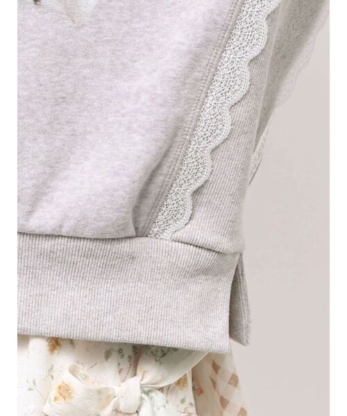 merry jenny（メリージェニー）の「モコゾウいっぱいスウェット（スウェット・レディース・グレー/オフホワイト・FREE）」の22枚目の写真