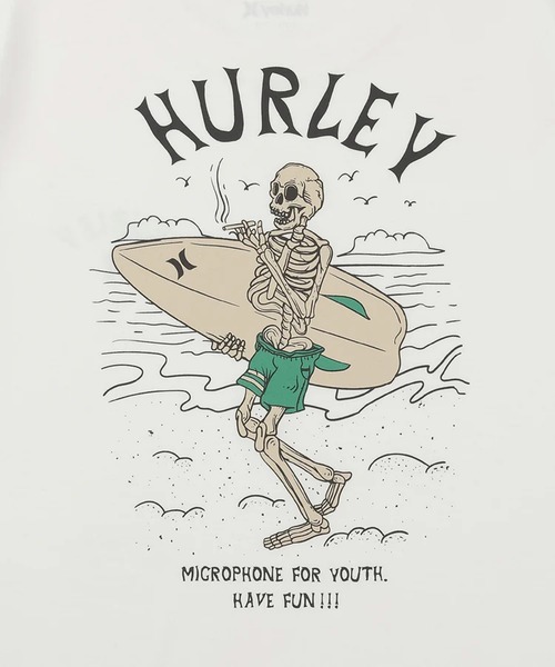 Hurley （ハーレー）の「Hurley/ハーレー 半袖 Tシャツ MCSS261007（Tシャツ/カットソー・メンズ・ホワイト/ブラック・S/M/L）」の6枚目の写真