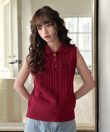 ニット/セーター（レッド/赤色系・ライン柄）ファッション通販 - ZOZOTOWN