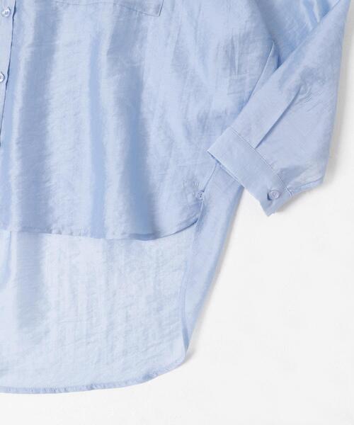 ITEMS URBANRESEARCH(アイテムズ アーバンリサーチ)の「シアーポケットスキッパーシャツ(シャツ/ブラウス・レディース・ブラック/ライトブルー/ホワイト/ミント・FREE)」の20枚目の写真