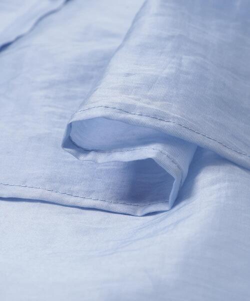 ITEMS URBANRESEARCH(アイテムズ アーバンリサーチ)の「シアーポケットスキッパーシャツ(シャツ/ブラウス・レディース・ブラック/ライトブルー/ホワイト/ミント・FREE)」の22枚目の写真