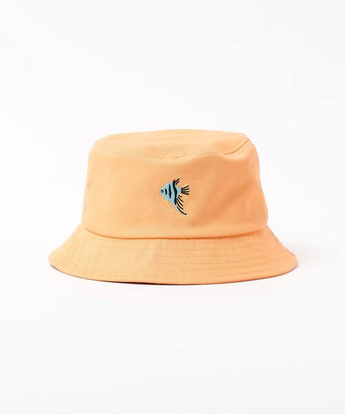 BEAMS mini（ビームスミニ）の「ツイル バケット ハット 2026SS（ハット・キッズ・オレンジ/ブルー・ONE SIZE）」の6枚目の写真