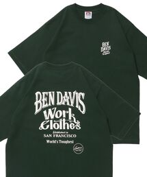 BEN DAVIS（ベンデイビス）の「【BEN DAVIS（ベンデイビス）】CLASSIC LOGO TEE NV / オーバーサイズ ヘビーウェイト 半袖 クルーネック プリント ワンポイント（Tシャツ/カットソー）」