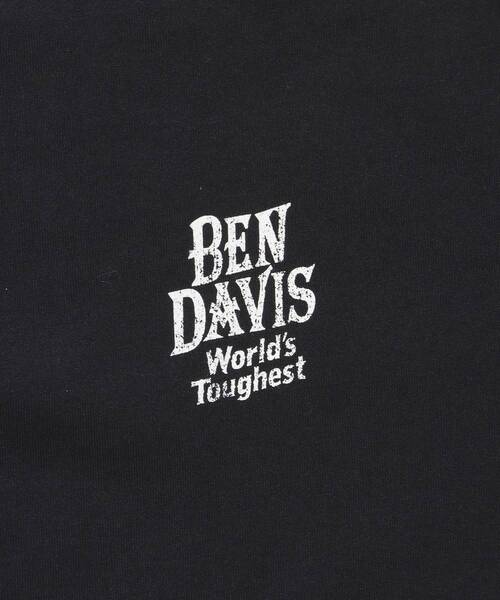 BEN DAVIS(ベンデイビス)の「【BEN DAVIS(ベンデイビス)】CLASSIC LOGO TEE NV / オーバーサイズ ヘビーウェイト 半袖 クルーネック プリント ワンポイント(Tシャツ/カットソー・メンズ・ブラック/ホワイト/ネイビー/ダークグリーン・X-LARGE/LARGE/MEDIUM)」の9枚目の写真