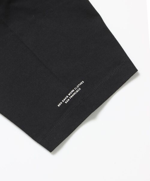 BEN DAVIS(ベンデイビス)の「【BEN DAVIS(ベンデイビス)】CLASSIC LOGO TEE NV / オーバーサイズ ヘビーウェイト 半袖 クルーネック プリント ワンポイント(Tシャツ/カットソー・メンズ・ブラック/ホワイト/ネイビー/ダークグリーン・X-LARGE/LARGE/MEDIUM)」の11枚目の写真