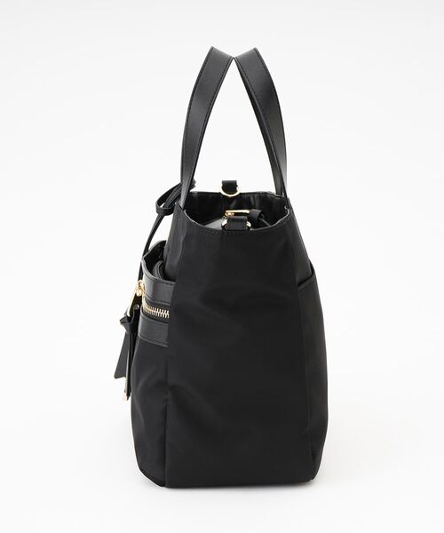 LANVIN en Bleu(ランバンオンブルー)の「グラントート484872(トートバッグ・レディース・ブラック/チャコールグレー・FREE)」の5枚目の写真