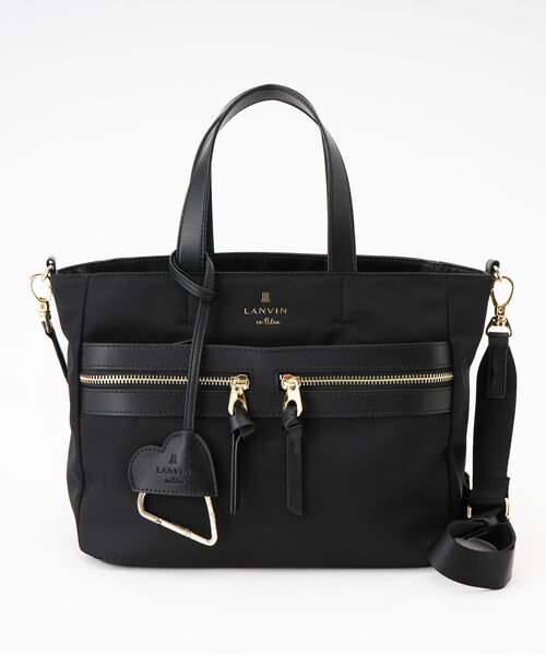 LANVIN en Bleu(ランバンオンブルー)の「グラントート484872(トートバッグ・レディース・ブラック/チャコールグレー・FREE)」の8枚目の写真
