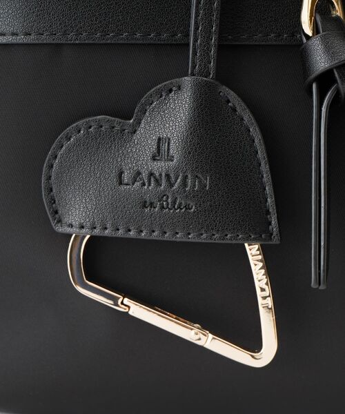 LANVIN en Bleu(ランバンオンブルー)の「グラントート484872(トートバッグ・レディース・ブラック/チャコールグレー・FREE)」の3枚目の写真