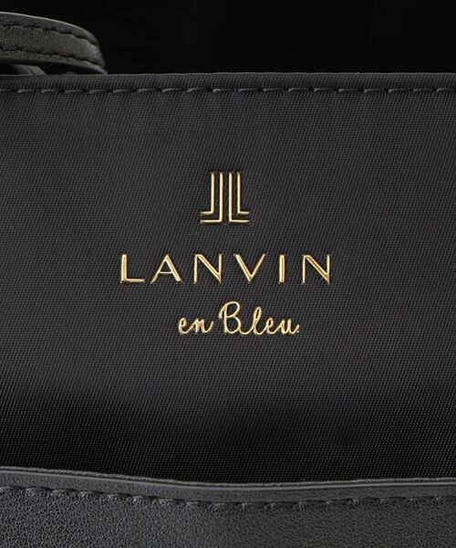 LANVIN en Bleu(ランバンオンブルー)の「グラントート484872(トートバッグ・レディース・ブラック/チャコールグレー・FREE)」の4枚目の写真