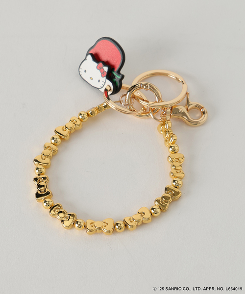追加》HELLO KITTY S&S HASHIBAMI リボンビーズハンドストラップ
