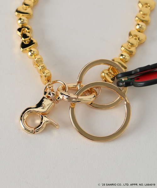 追加》HELLO KITTY S&S HASHIBAMI リボンビーズハンドストラップ