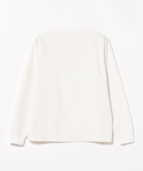 BEAMS HEART（ビームスハート）の「ポリエステル ワッフル ヘンリーネック カットソー（Tシャツ/カットソー・メンズ・ホワイト/ブラック・M/XL/L/S）」の22枚目の写真