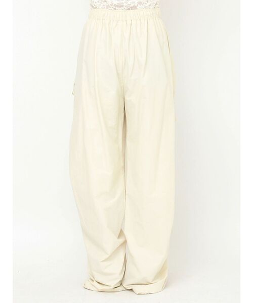 CALNAMUR（カルナムール）の「ギャザードロストパンツ（その他パンツ・レディース・ホワイト/グリーン・FREE）」の21枚目の写真