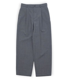 ATON（エイトン）の「【ATON】 WOOL TROPICAL LOOSE FIT PANTS（スラックス）」