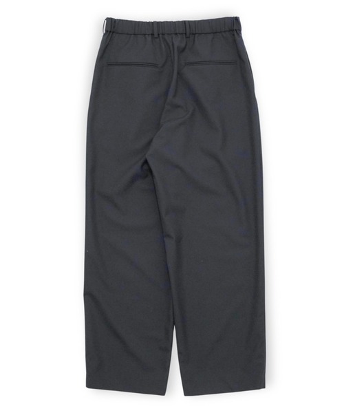 ATON（エイトン）の「【ATON】 WOOL TROPICAL LOOSE FIT PANTS（スラックス・メンズ・ネイビー/ブラック/グレー・4）」の4枚目の写真
